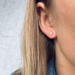 restikker EDGE MEDIUM Forgyldt Slv