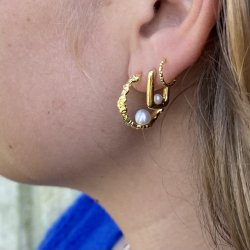 Hoops SECRET Forgyldt slv