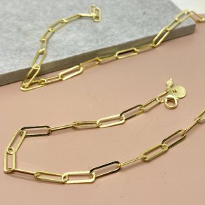 Halskde Mila chain forgyldt