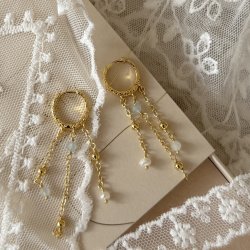 Hoop LUNELLA SKY�- Forgyldt S�lv