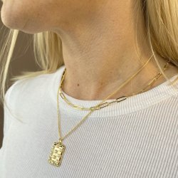 Halskde Mila chain forgyldt