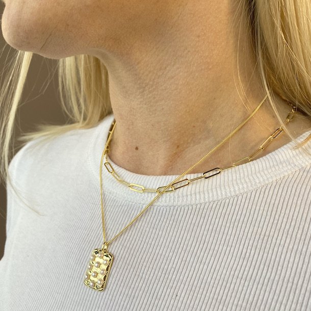 Halskde Mila chain forgyldt