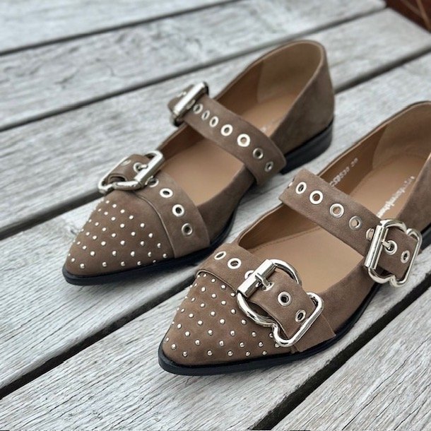 Loafer FUTURE VIBES oliven ruskind str 37-41
