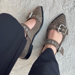 Loafer FUTURE VIBES oliven ruskind str 37-41