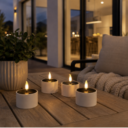 Solar fyrfadslys udend�rs - 4 stk 