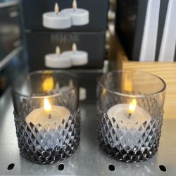 Store Hvide Fyrfadslys - st af 2