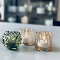 Hvide Fyrfadslys 2 stk