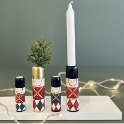 Jule garde vase st - 2 stk