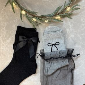 Glimmer strmper med sljfe 2 pak Str. 35-41