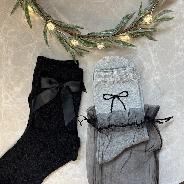 Glimmer strmper med sljfe 2 pak Str. 35-41