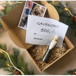 Gavekort 500 kr med julekeramik - Fysisk gavekort