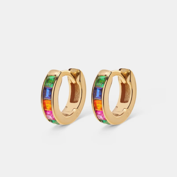 Gemma hoops multi forgyldt