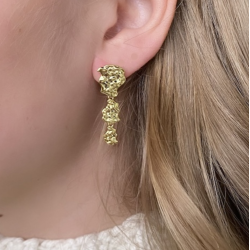 restikker GLAM WAVE forgyldt slv