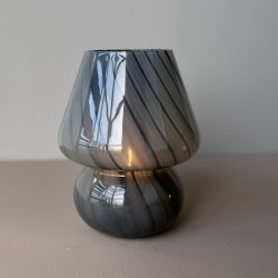 Lampe joyful H 19,5 cn Glas