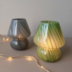 Lampe joyful H 19,5 cn Glas