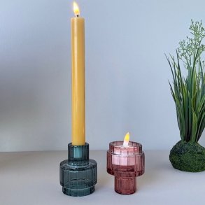 Lysestage vendbar glas