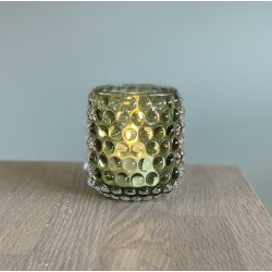 Fyrfadsstage glas bobler