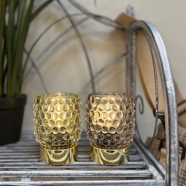 Lampe LED bubbles glas