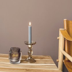 Glas fyrfadsstage H9,5 9,5 Cm