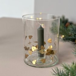 Cylinder stage m/fast indsats  glas