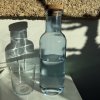 Glas flaske med kork prop glas 700 ml