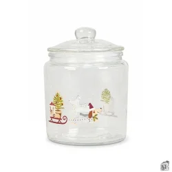 Glaskrukke med l�g christmas holidays � 970 ml