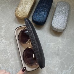 Brilleetui hardcase glitter