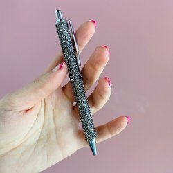 Kuglepen glamour med diamanter
