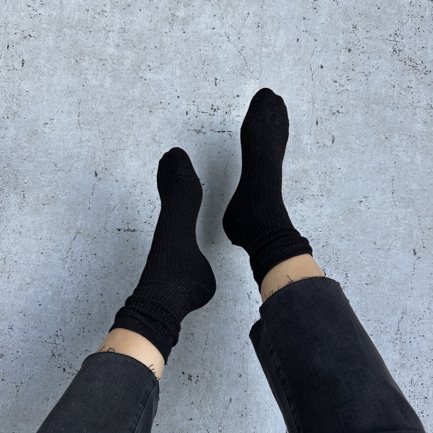 Glimmer strmper sort str 35-41