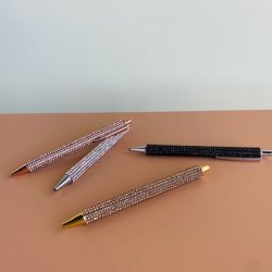 Kuglepen glamour med diamanter