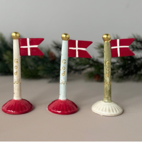 Flag lille god jul  Keramik