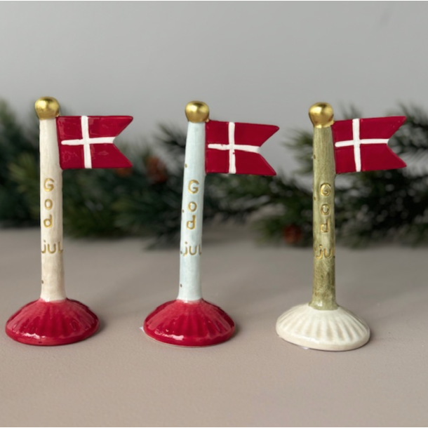 Flag lille god jul  Keramik