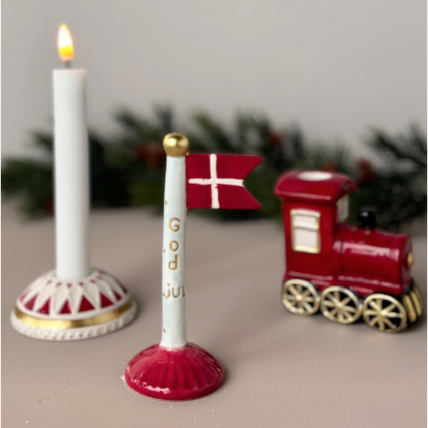 Flag lille god jul  Keramik