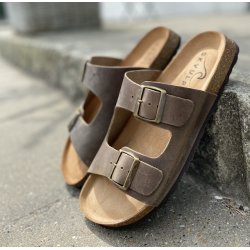Skvulp herre sandal Dark brown str. 41-46