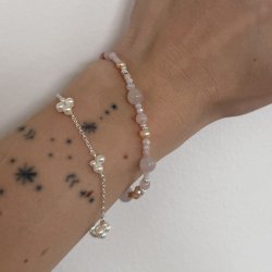 Armb�nd LUNA CLUSTER 17 + 3 CM - S�lv