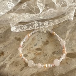 Armb�nd GRACE PEARL 17 + 3 CM - S�lv