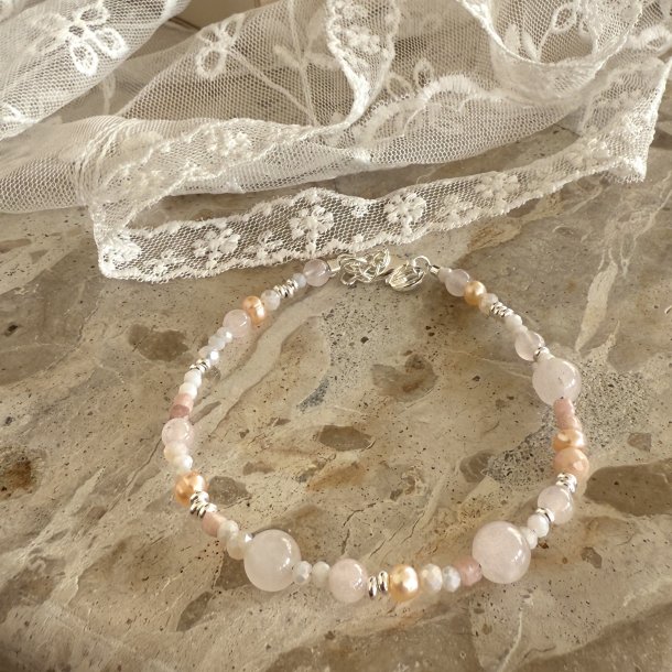 Armb�nd GRACE PEARL 17 + 3 CM - S�lv