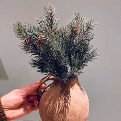 Grangren m/kogler 30cm plastik Green