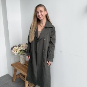 Trenchcoat Karla grn Str S-XL