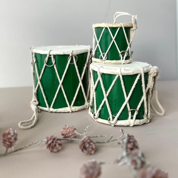 Tromme st tr trommer med skind - 3 dele