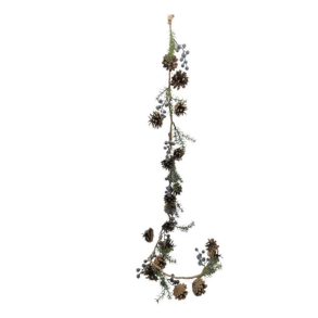 Guirlande kogler og gram 120 cm