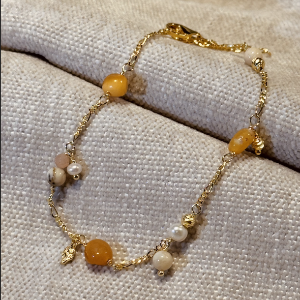 Armbnd GOLDEN forgyldt slv