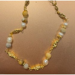 Armbnd GOLDEN SAND forgyldt slv