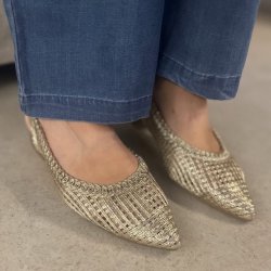 Ballerina Belle guld str. 36-41