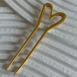 Hrpind HEART vandfast 18kt. forgyldt