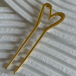 Hrpind HEART vandfast 18kt. forgyldt