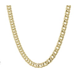 Rombo halskde forgyldt