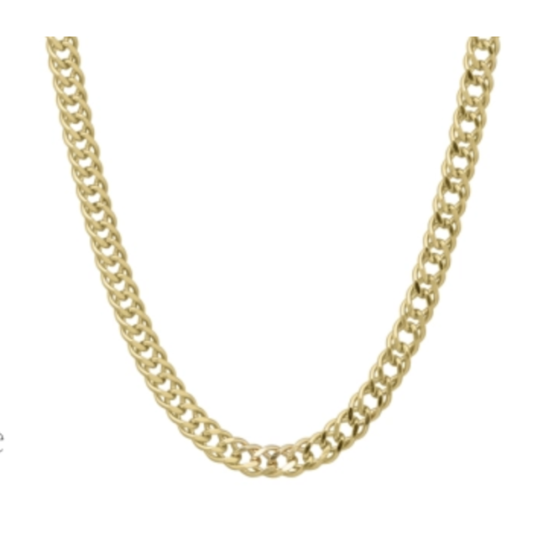 Rombo halskde forgyldt