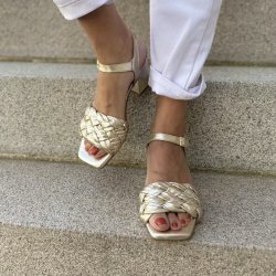 FEEL IT Heels Guld skind str. 36-41