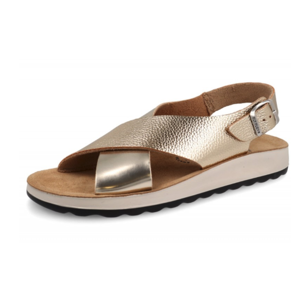 Fly Flot dame sandal guld skind str. 36-41